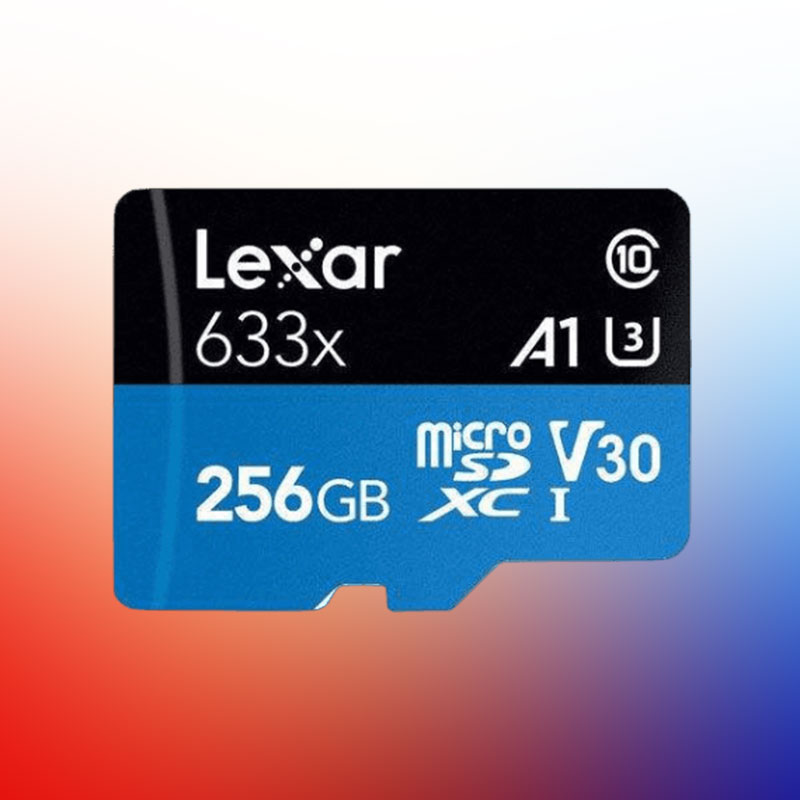 خرید کارت میکرو SD لکسار Lexar | ظرفیت ۲۵۶GB کلاس ۱۰ استاندارد UHS-I U3