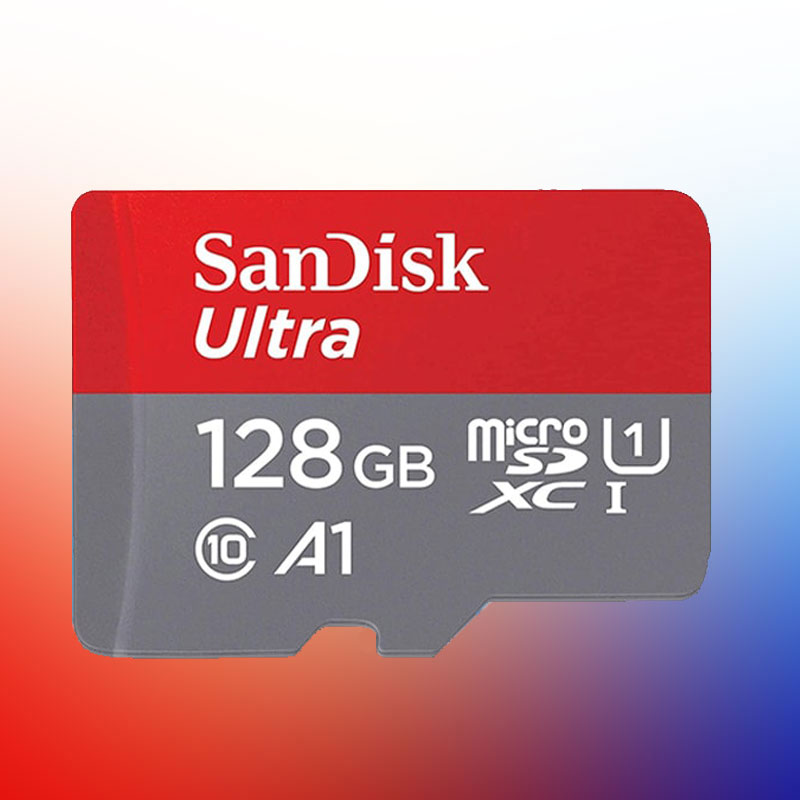 خرید کارت میکرو SD سندیسک Sandisk | ظرفیت ۱۲۸GB کلاس ۱۰ استاندارد UHS-I U1