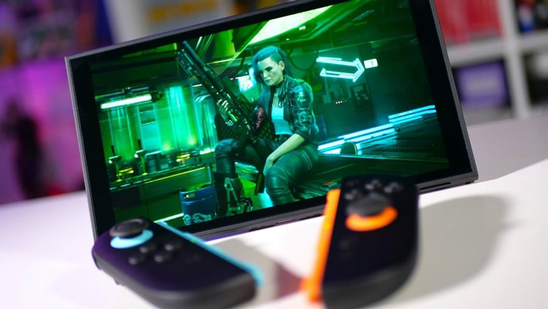 نمای بازی Cyberpunk 2077 روی کنسول Nintendo Switch 2 – نمایش قدرت سختافزاری نسل جدید نینتندو در مایتندو (Mytendo)